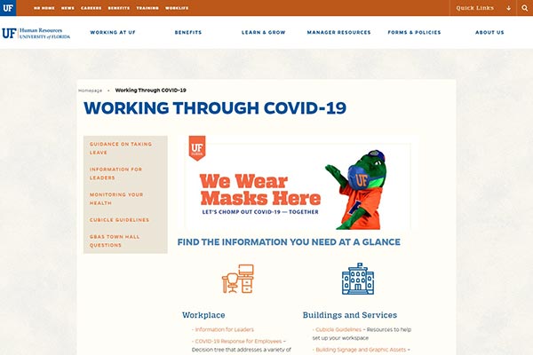 HR COVID Page